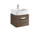 Roca The Gap-N base unit 477 x 414mm - 1 soft-close drawer - gloss white A856967806