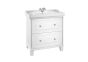 Roca  Carmen Vanity 800mm base unit with 2 soft-close drawers - white satin  A857135415