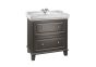 Roca  Carmen Vanity 800mm base unit with 2 soft-close drawers - anthracite satin  A857135417