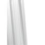 Croydex AF286122 White Woven Stripe Curtain