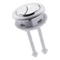 Air Gap Unitop Toilet Flush Valve Push Button Chrome 58mm