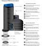 Opella Delchem DFA08025 Dualflush Syphon with internal Overflow 8inches AP80