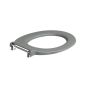 Twy AV7886GY Avalon/Sola Toilet Seat Ring Grey