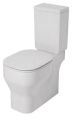 Azzurra Thin White Standard Close Toilet Seat THI1848 - Sleek and Modern Design