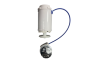 LAB Flush Valve Arcadia B228 Dual Flush with Chrome Push Button Without Cradle