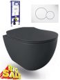 Wall-hung toilet Complete Geberit UP320 Creavit Matt Anthracite 51x35.5x29cm b728c3e6-45fc-ec76-e892-3cdd835b806f