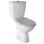 B&Q Cooke & Lewis Newbury Close Coupled Toilet and Plastic Hinges pjde1898