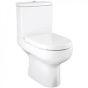 BATHSTORE CITYSPACE TOILET SEAT V19 SOFT CLOSE  AND COVER WITH FITTINGS 558651