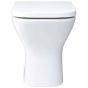 Bathstore Scene V19 Standard close toilet seat and cover with fittings 558655 white 4016959180164