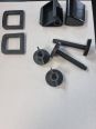 Black Celmac Plastic Seat Hinges