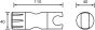 Bristan Casino Shower head slider bracket with twist lever CAS SLID01 C measurements