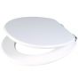 Celmac Wirquin Toilet Seat CAVALCADE, seat made of mdf SCL11WH 