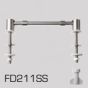 Celmac Bottom Fix Stainless Steel Toilet Seat Hinge Set FD211SS
