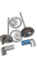 Cersanit Pure and Gravia Toilet Seat Hinges  K99-0090 / k99-0238/ 0077302