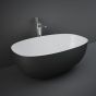 RAK Cloud Freestanding Bath Tub In Black CLOBT14075504 Bathroomsuites