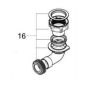 Complete fittings for mounting toilet cistern Roca Gap 7V0014900R 