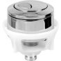 Burlington & Savoy Bathstore & Shires Push Button Flush Valve A2432 main unit height is 17cm and thread is 2 ¼  PUSH BUTTON NOT INCLUDED