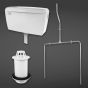 RAK Conc Urinal Auto Cistern 9.0L Set 2 Urinals CONURIPAK2 Bathroomsuites