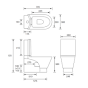 B&Q Rosalind Toilet seat and cover with fittings compactible with Cooke & Lewis Alexas Back to Wall Toilet Seat - B&Q for all your home and garden supplies and advice on all the later, Alexas white toilet seat features a soft close function, meaning that 
