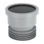 McAlpine DC1-GR Grey Drain Connector 4in/100mm{10}