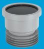 McAlpine DC1GR-OS Gry Drain Con O/Set 4in/100mm{10