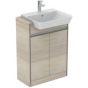 Ideal Standard Spares Concept Air 600mm FS Semi Countertop unit with 2 doors Wood Light Brown + Matt Light Brown -E0837UK