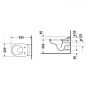 Duraplus  Duravit WC Toilet seat White Standard Close 0065700000  0185090000