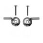 DURAVIT STARCK - PAIR OF HINGES FOR TOILET SEAT STANDARD CLOSE 0061121000
4021534244834