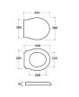 Duroplast WC seat 44,5.38 Globo Paestum PA019