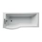 Ideal Standard Tempo Arc 170cm Shower bath - Left hand - no tapholes E256801
