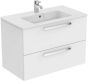 Ideal Standard  Tempo 800mm wall hung vanity basin unit with 2 drawers - Gloss White  E3242WG