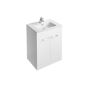 Ideal Standard Tempo 600mm floorstanding vanity basin unit with 2 doors - Gloss White E3244WG