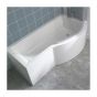 Ideal Standard Concept shower bath curved screen - clear glass E7407AA