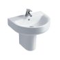Ideal Standard Concept Arc 55cm pedestal basin - one taphole E785201