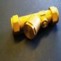 2 x Armitage Shanks Y in-line filter / service valves. A951373NU / E960086NU