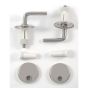 ETA051-CP HINGE SET FOR JACOB DELAFON ODEON UP COMPACT SEAT Hinge Set valid for Odeon Up Compact Seat (prior to 2012)