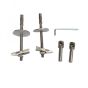 SEAT HINGES TESI T6630 CHROME