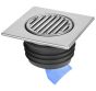 McAlpine FGT150-SV-110 SS 150mm Tile c/w NRV Valve,