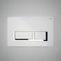 RAK Ecofix White Fp With Polished Cp Surrounding R FS04RAKWHRE8C Bathroomsuites