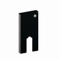 RAK Obelisk Cistern Cabinet For Btw Pan In Black FS12RAKCABBLK Bathroomsuites