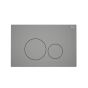 RAK Ecofix Matt Grey Fp With Round Push Plates FSRAKPPL003503 Bathroomsuites