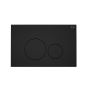 RAK Ecofix Matt Black Fp With Round Push Plates FSRAKPPL003504 Bathroomsuites