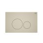 RAK Ecofix Matt Greige Fp With Round Push Plates FSRAKPPL003505 Bathroomsuites
