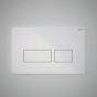 RAK Ecofix White Fp With Rectangular Push Plates FSRAKPPL006 Bathroomsuites