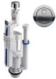 Galassia Toilet Cistern Flush Valve with Push Button
