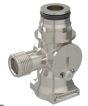 Geberit below-desk mixer nickel-plated