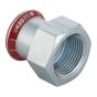 Geberit Mapress Carbon Steel adapter with female thread, FKM,