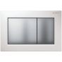 Geberit Omega30 Dual Flush Plate - White Matt Chrome 115.080.KL.1