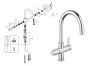 Grohe Red Duo Single Lever 1/2