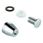Grohe 37125000 Dal Stopper & Rossette blind plug 37125 chrome 37125000